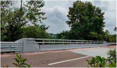 Experimental research and application of old combined bridge barriers with non-standard sections